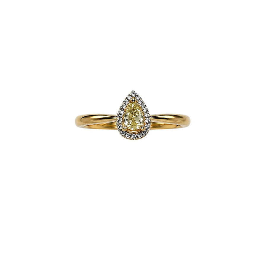 Anillo Diamante Fancy Yellow 0.23 Ct — TIORÉ