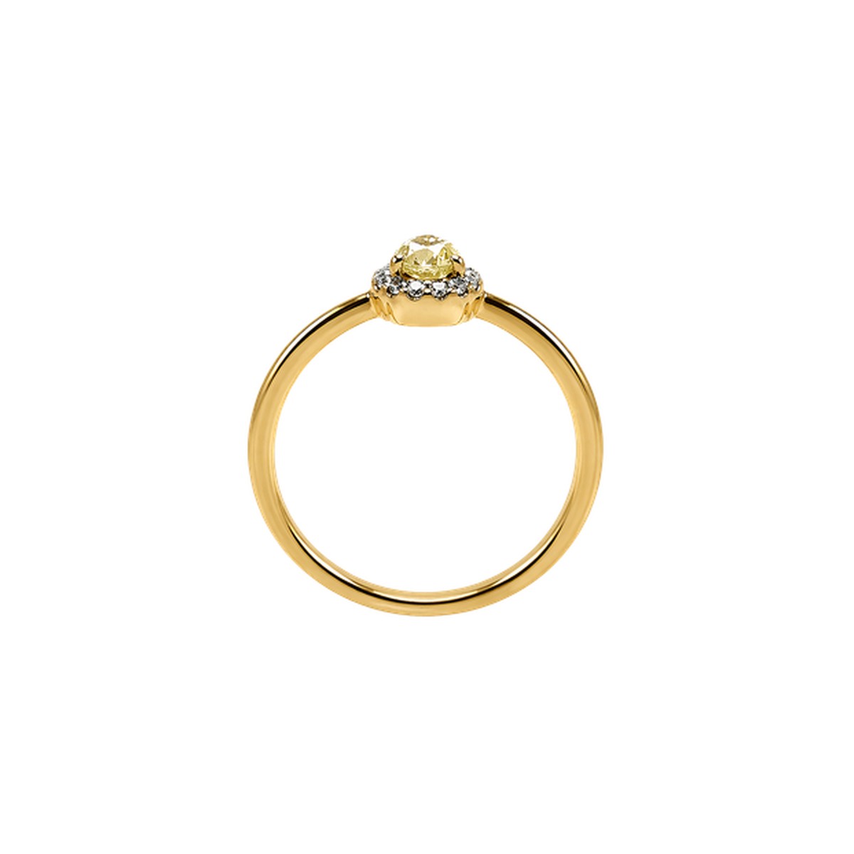 Anillo Diamante Fancy Yellow 0.23 Ct — TIORÉ