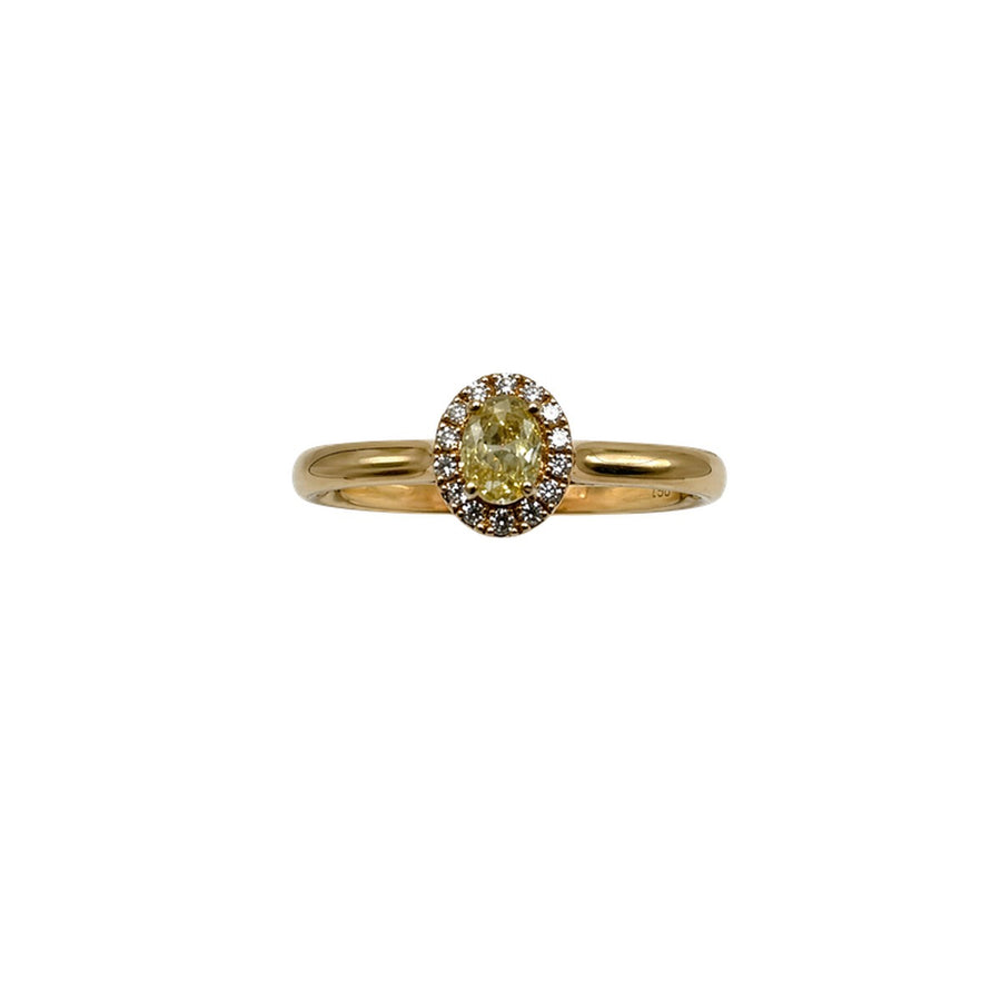Anillo Diamante Fancy Yellow 0.20 Ct — TIORÉ