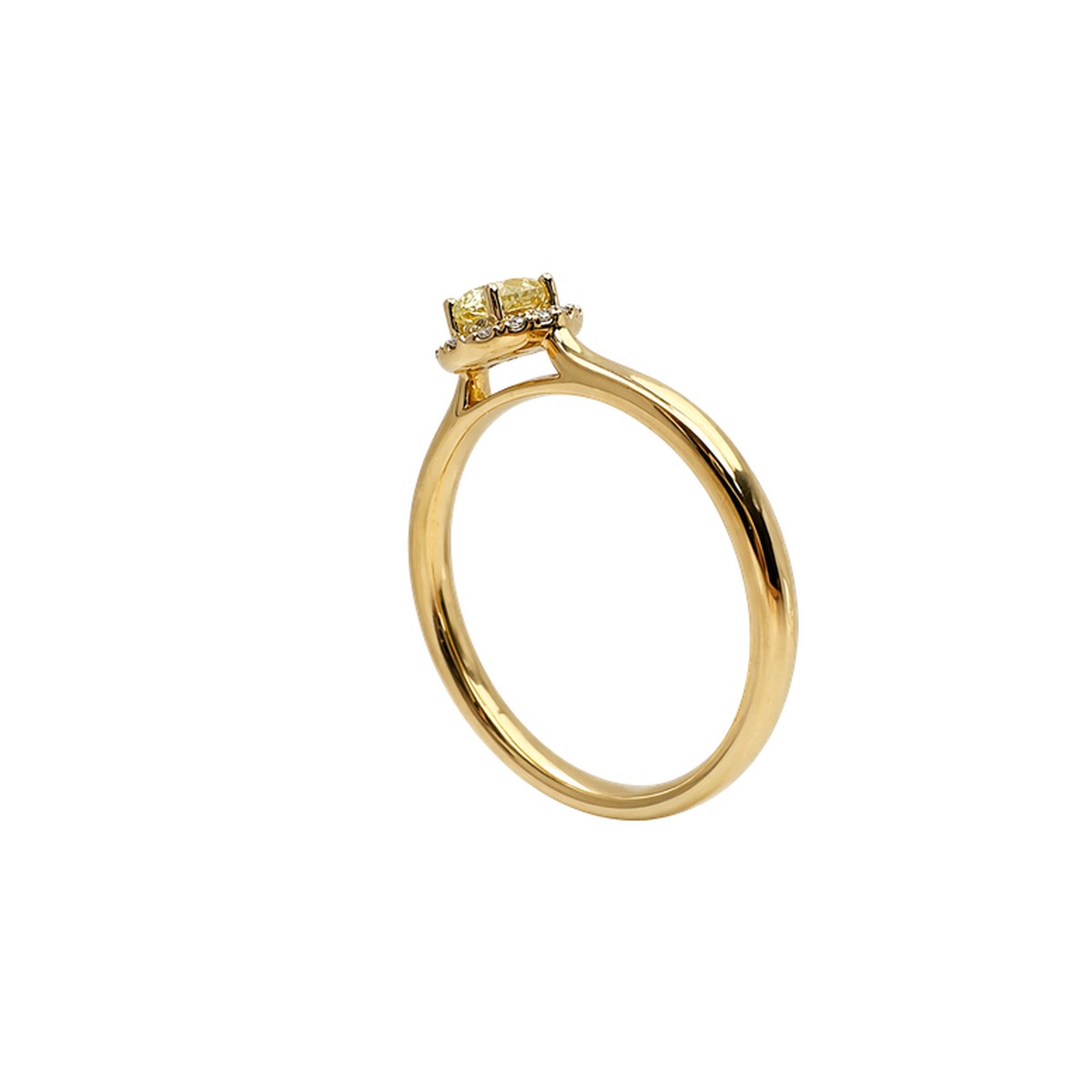 Anillo Diamante Fancy Yellow 0.20 Ct — TIORÉ