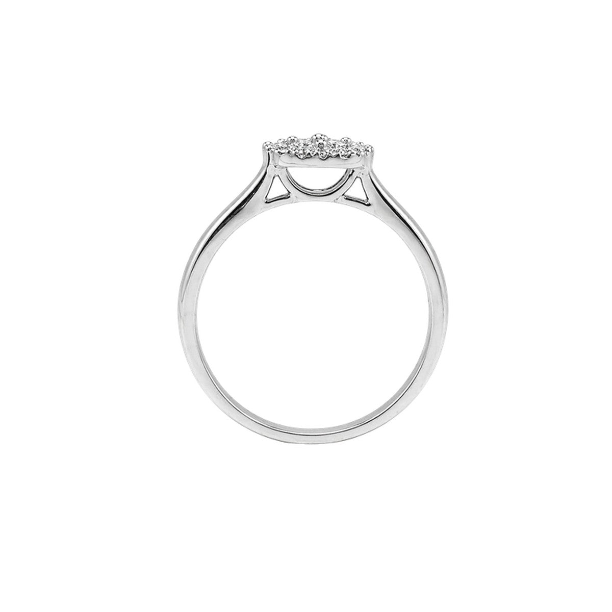 Anillo Diamante Halo Cojín — TIORÉ