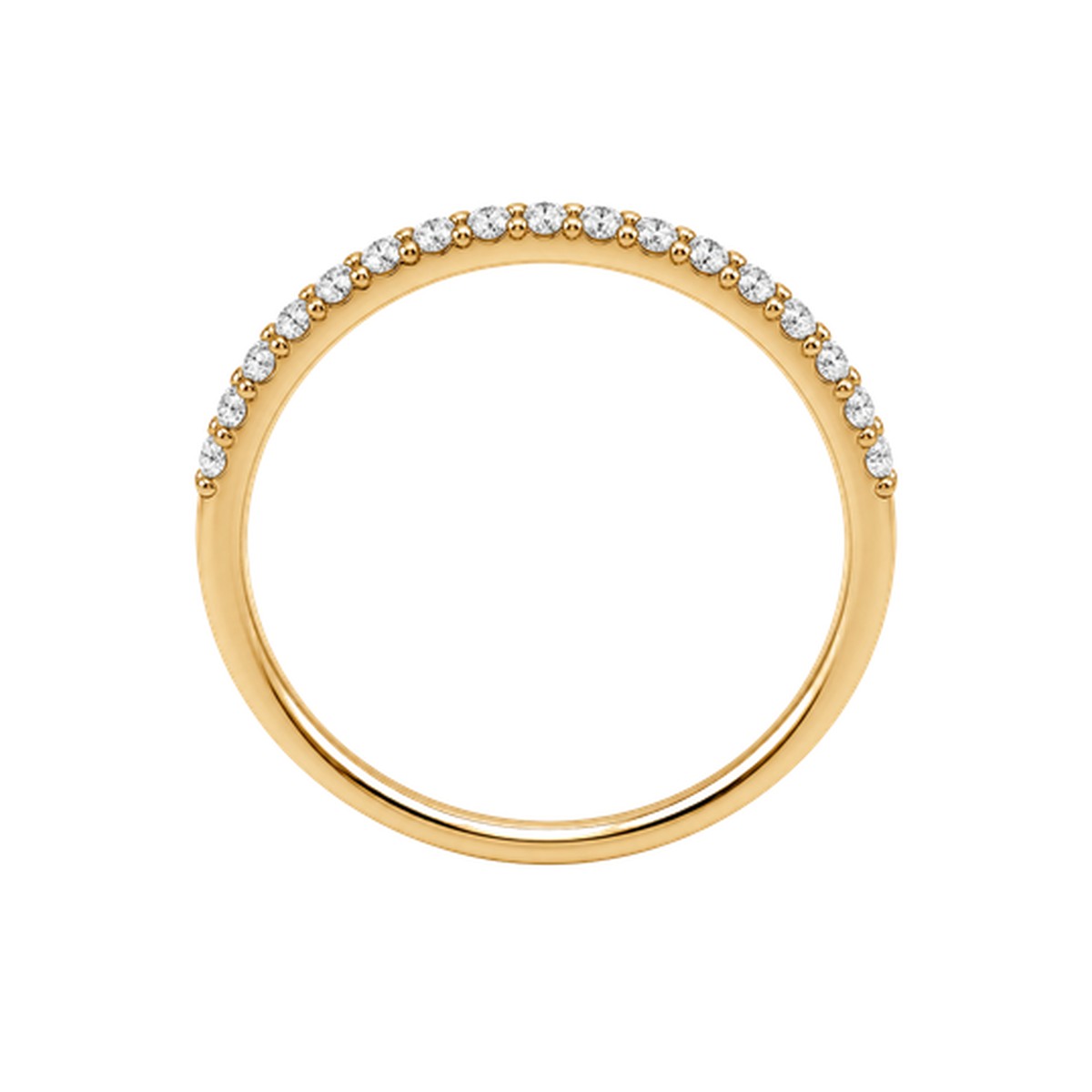 Anillo Cintillo Oro Amarillo — TIORÉ