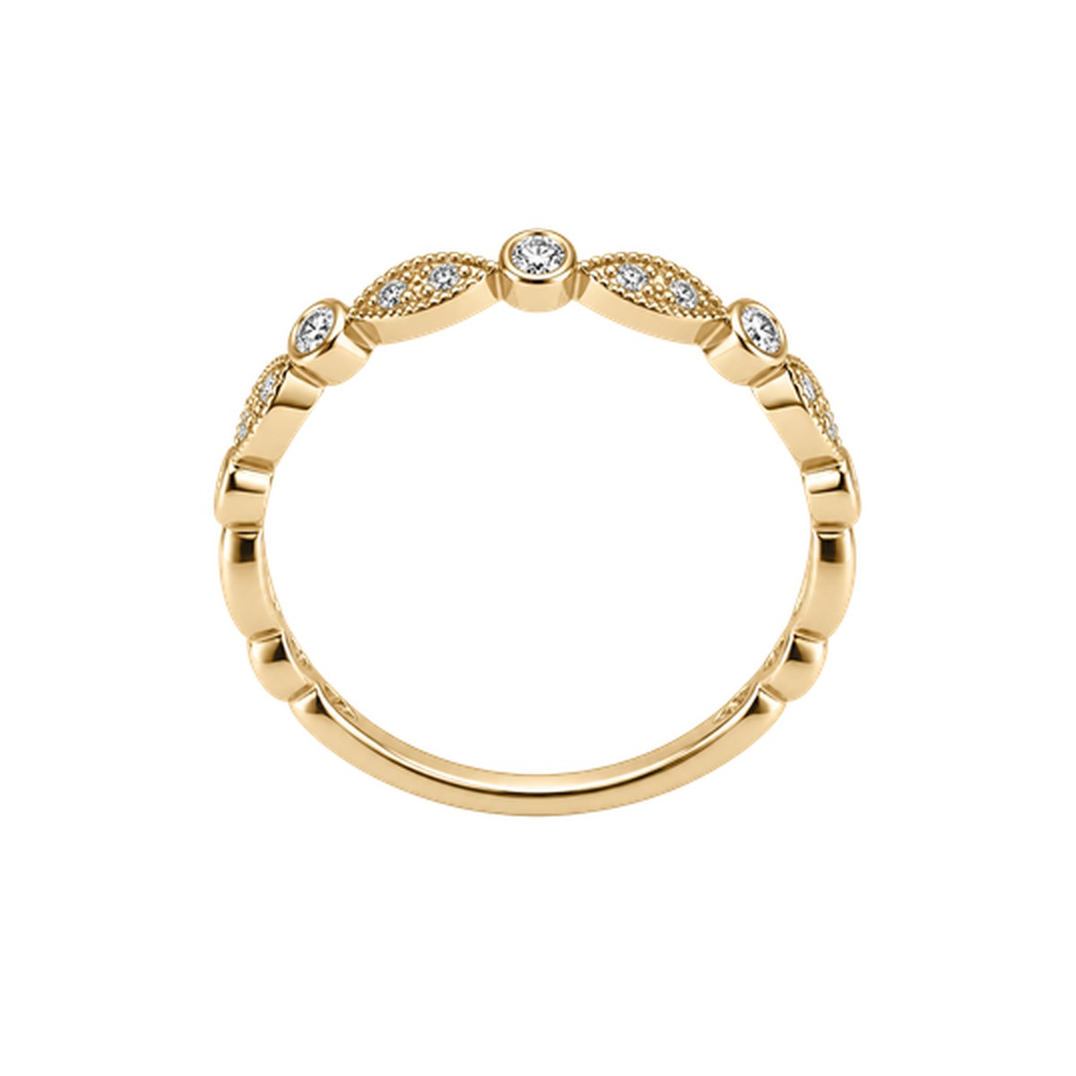 Anillo de Diamante Oro Amarillo — TIORÉ