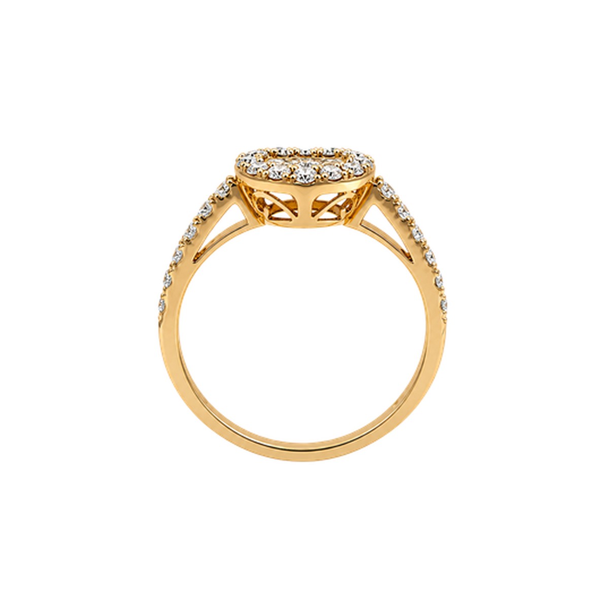 Anillo Corazón Diamante 0.48 Ct — TIORÉ