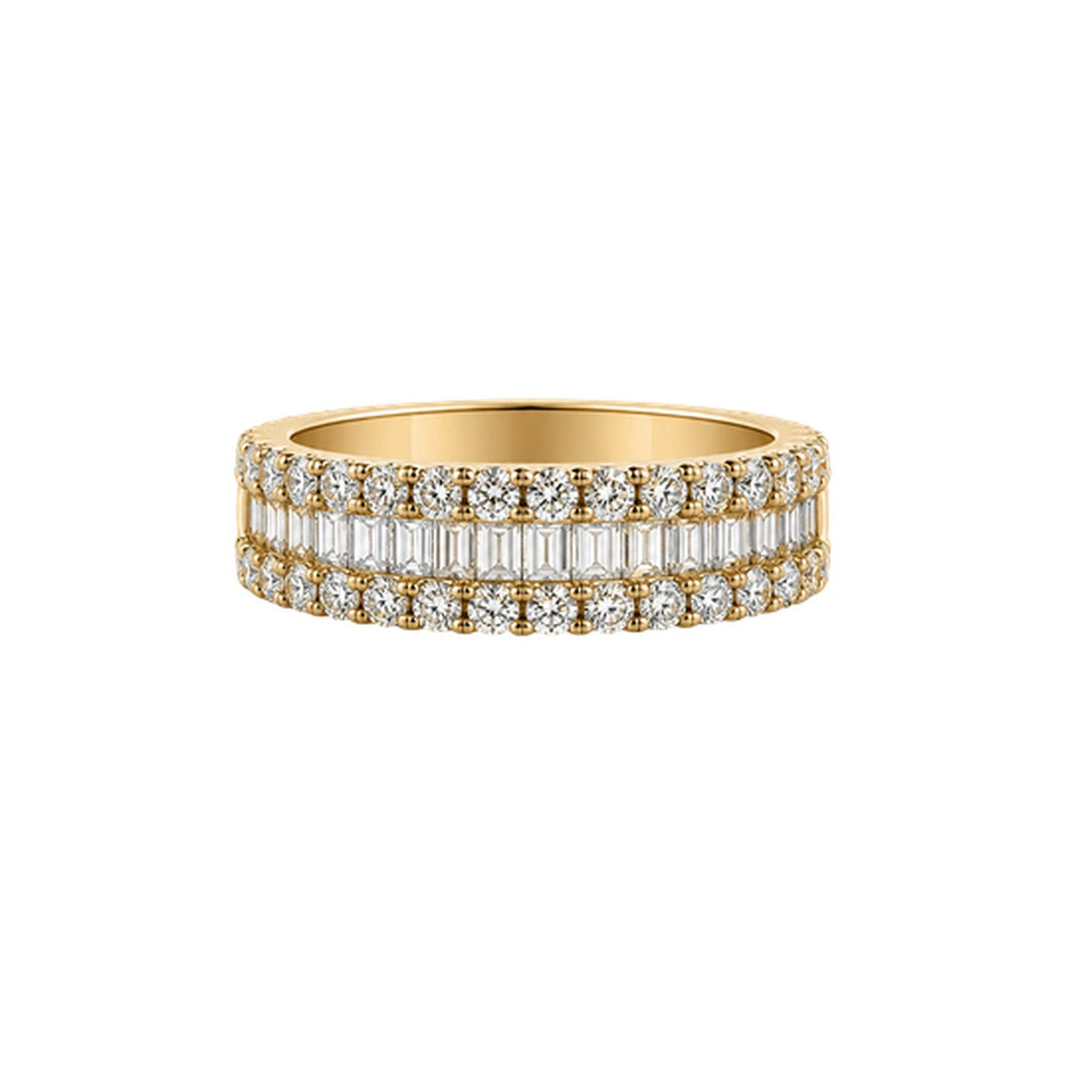 Anillo Doble Arco Amarillo — TIORÉ