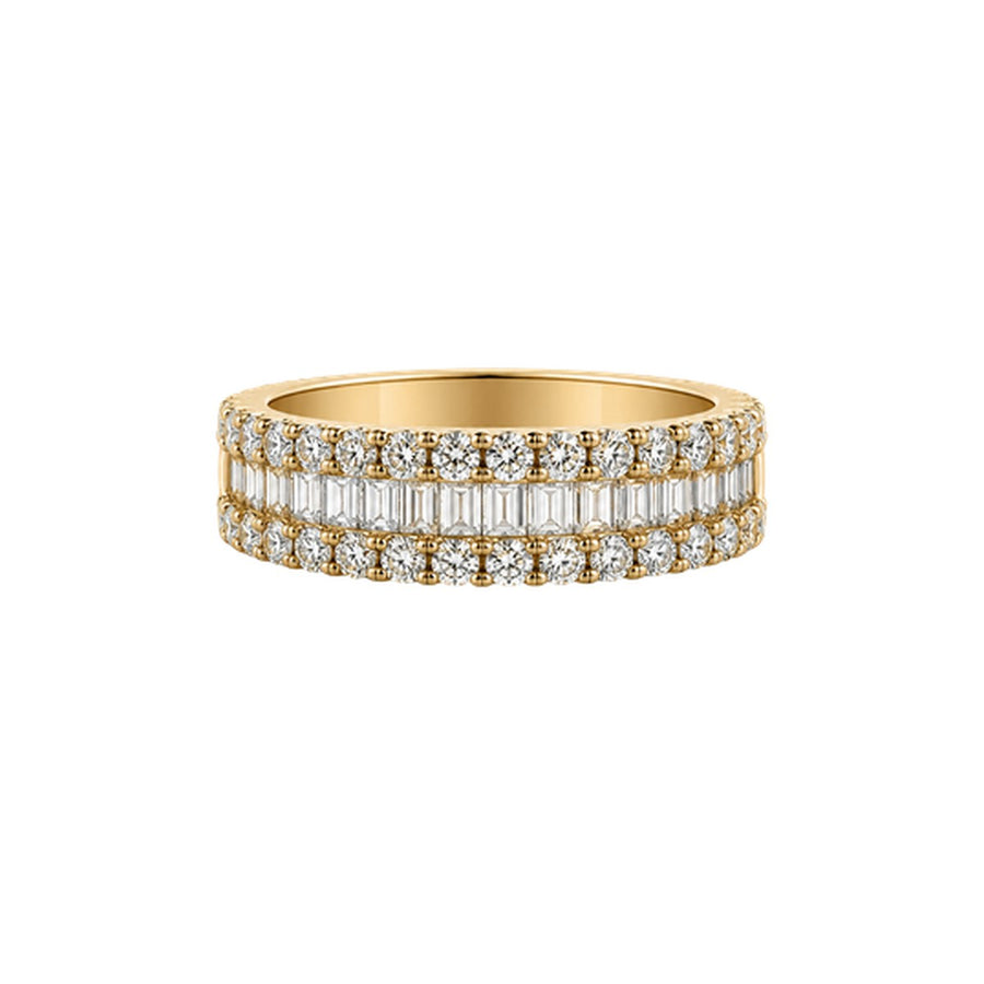 Anillo Doble Arco Amarillo — TIORÉ