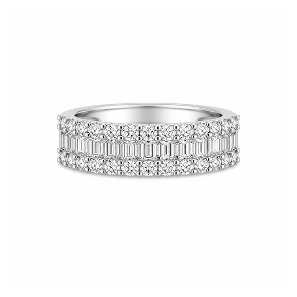 Anillo Doble Arco Blanco — TIORÉ
