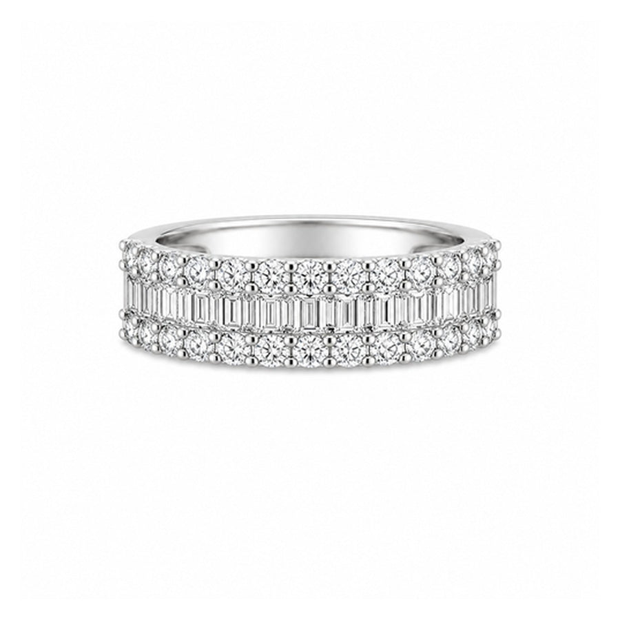 Anillo Doble Arco Blanco — TIORÉ